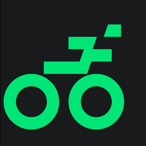 Cycling safety app with GPS ride tracking